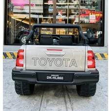 Детский электромобиль джип M 4919EBLRS-11 серый Toyota в автопокраске фото 14