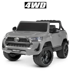 Детский электромобиль джип M 4919EBLRS-11 серый Toyota в автопокраске фото 15