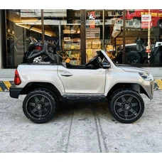 Детский электромобиль джип M 4919EBLRS-11 серый Toyota в автопокраске фото 63