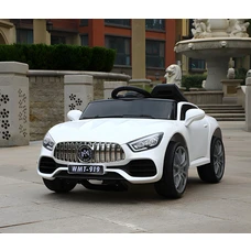 Детский электромобиль M 4612EBLR-1 белый Mercedes с мягким сиденьем фото 41