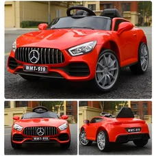 Детский электромобиль M 4612EBLR-3 красный Mercedes с мягким сиденьем фото 37