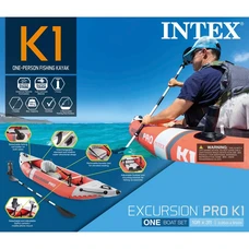 Надувная лодка - байдарка Intex 68303 размеры 305 х 91 х 46 см фото 22