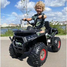 Детский квадроцикл M 4081EBLRS-18 камуфляж с пультом фото 21
