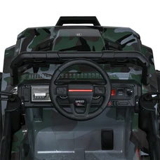 Детский электромобиль джип M 4960EBLRS-18(24V) камуфляж с мягким сиденьем фото 86
