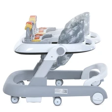 Детские ходунки El Camino Multiway ME 1163 Gray серые 2 в 1 пушер фото 21