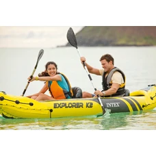 Надувная лодка Intex 68307 двухместная 312 х 91 х 51 см фото 37