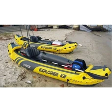 Надувная лодка Intex 68307 двухместная 312 х 91 х 51 см фото 86