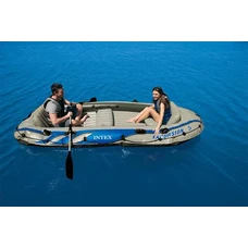 Надувная лодка Intex 68325 пятиместная 366 х 168 х 43 см фото 63