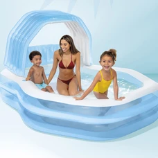 Детский надувной бассейн Intex 57186 с навесом 229 х 191 х 135 см фото 14