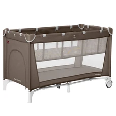 Манеж Carrello Piccolo+ CRL-18102 Chocolate Brown коричневый с двойным дном