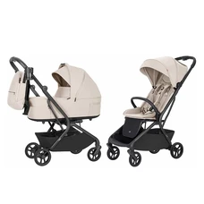Универсальная коляска 2 в 1 Carrello Magia CRL-6655 Laguna Beige светло-бежевая фото 21