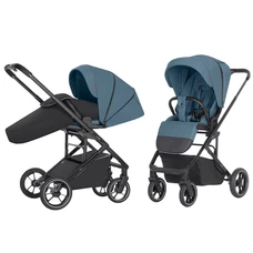 Прогулочная коляска Carrello Alfa BF CRL-5508 Indigo Blue синяя с чехлом на ноги фото 21