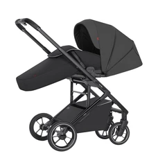 Прогулочная коляска Carrello Alfa BF CRL-5508 Graphite Grey темно-серая с чехлом на ноги
