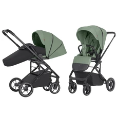 Прогулочная коляска Carrello Alfa BF CRL-5508 Sea Green зеленая с чехлом на ноги фото 21