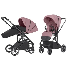 Прогулочная коляска Carrello Alfa BF CRL-5508 Rouge Pink розовая с чехлом на ноги фото 21