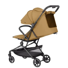 Прогулочная коляска Carrello Evo CRL-5533 Medallion Beige горчично-бежевая с чехлом на ножки фото 41