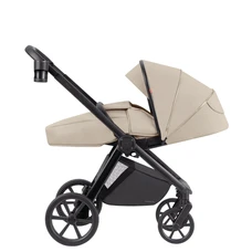 Универсальная коляска 2 в 1 Carrello Omega CRL-6540/1 Solar Beige светло-бежевая с сумочкой фото 92