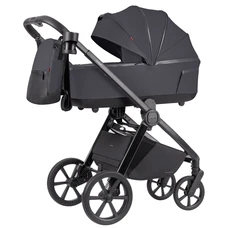 Универсальная коляска 2 в 1 Carrello Omega CRL-6540/1 Meteor Grey темно-серая с сумочкой