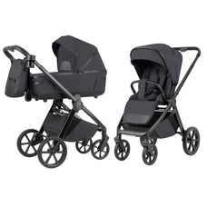 Универсальная коляска 2 в 1 Carrello Omega CRL-6540/1 Meteor Grey темно-серая с сумочкой фото 14