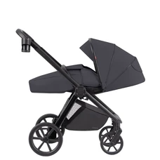 Универсальная коляска 2 в 1 Carrello Omega CRL-6540/1 Meteor Grey темно-серая с сумочкой фото 54
