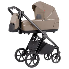 Универсальная коляска 2 в 1 Carrello Omega CRL-6540/1 Asteroid Beige бежевая с сумочкой
