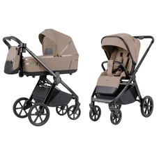 Универсальная коляска 2 в 1 Carrello Omega CRL-6540/1 Asteroid Beige бежевая с сумочкой фото 14