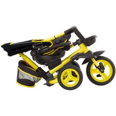 Трехколесный велосипед Tilly Flip T-390/1 желтый с родительской ручкой фото 14