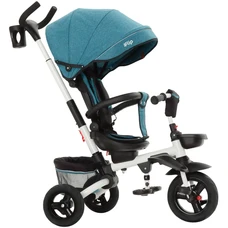 Трехколесный велосипед Tilly Flip T-390/1 зеленый с родительской ручкой