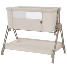 Детская кроватка Carrello Gracia CRL-16502 Linen Beige бежевая приставная