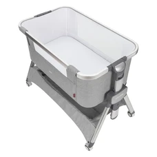Детская кроватка Carrello Aria CRL-16402 Silver Grey серая приставная фото 21