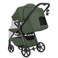 Прогулочная коляска Carrello Bravo Carbon CRL-5530 Tropic Green зеленая с чехлом на ножки фото 54