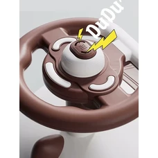 Детский беговел - толокар BB-0008 Rose розовый с музыкой и светом фото 37