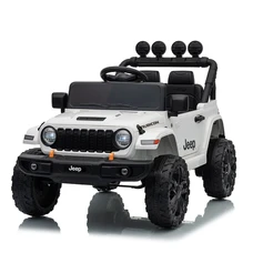 Детский электромобиль M 6312EBLR-1(24V) белый Jeep с мягким сиденьем фото 14