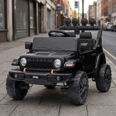 Детский электромобиль M 6312EBLR-2(24V) черный Jeep с мягким сиденьем