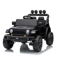 Детский электромобиль M 6312EBLR-2(24V) черный Jeep с мягким сиденьем фото 14