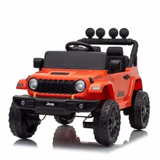 Детский электромобиль M 6312EBLR-7(24V) оранжевый Jeep с мягким сиденьем фото 14