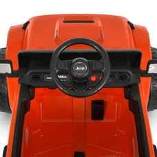 Детский электромобиль M 6312EBLR-7(24V) оранжевый Jeep с мягким сиденьем фото 86