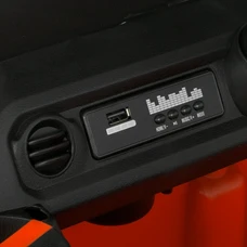 Детский электромобиль M 6312EBLR-7(24V) оранжевый Jeep с мягким сиденьем фото 92