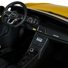 Двухместный детский электромобиль M 6152AL-1(24V) белый Audi мотор 200W фото 15