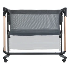 Детская кроватка - манеж El Camino Noa ME 1125-G Dark Gray темно-серая с электроукачиванием фото 14