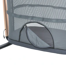 Детская кроватка - манеж El Camino Noa ME 1125-G Dark Gray темно-серая с электроукачиванием фото 71