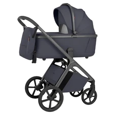 Универсальная коляска 2 в 1 Carrello Vector CRL-6553 Plum Grey серая с серой рамой