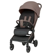 Прогулочная коляска Carrello Atom M CRL-5527 Chocolate Brown 2026 коричневая с чехлом на ножки