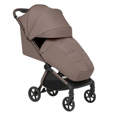 Прогулочная коляска Carrello Atom M CRL-5527 Chocolate Brown 2026 коричневая с чехлом на ножки фото 14
