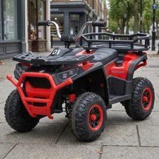 Детский квадроцикл M 6127EBLR-3(24V) красный с пультом и четырьмя моторами по 25W