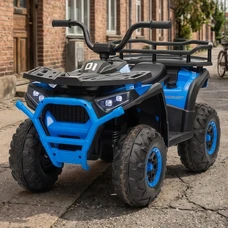Детский квадроцикл M 6127EBLR-4(24V) синий с пультом и четырьмя моторами по 25W