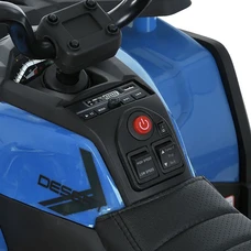 Детский квадроцикл M 6127EBLR-4(24V) синий с пультом и четырьмя моторами по 25W фото 86