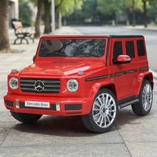 Детский электромобиль джип M 5028EBLR-3 красный Mercedes с четырьмя моторами по 25 Вт