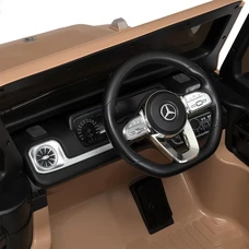 Детский электромобиль джип M 5028EBLR-17 коричневый Mercedes с четырьмя моторами по 25 Вт фото 11