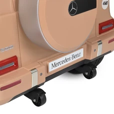 Детский электромобиль джип M 5028EBLR-17 коричневый Mercedes с четырьмя моторами по 25 Вт фото 53